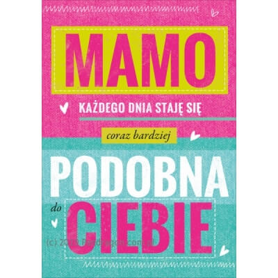 Kartka "MAMO każdego dnia..."